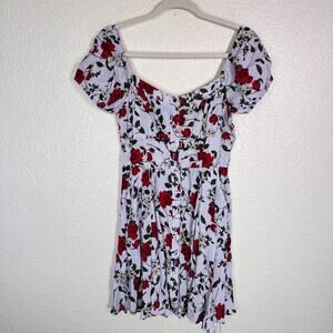 Yumi Kim Dress Women Medium Mercy Floral Rose Boho Cottagecore Resort Cruise NEW